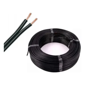 Fio Cabo Cordão Paralelo 2x1,5mm 20 Metros Preto