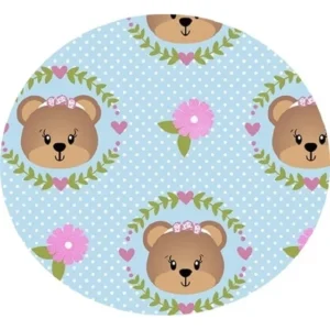 Protetor de Cinto Happy Line Algodão 40cm Carro Capa Urso