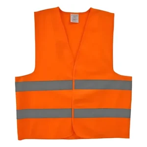 Colete Refletivo Laranja Fluorescente Tipo Jaqueta
