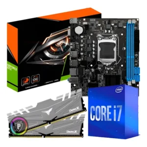 Kit Gamer Intel Core I7 + H55 + 16gb Ram + Geforce 4gb Ddr5 Preto