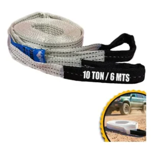Cinta Reboque 10 Toneladas 6 Metros Off Road 4x4 Olhal Reforçado Costura Reforçada Pra Rebocar Brava Adventure
