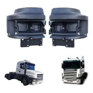 Par Bojo Carcaça Farol Scania Série 4 Esquerdo + Direito