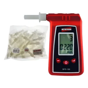 Kit Bafômetro Profissional Portátil Com Bocal Instrutherm