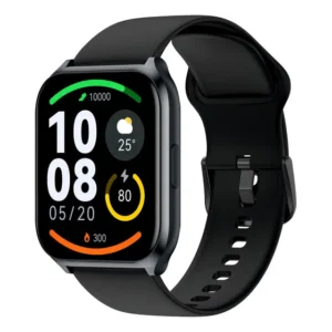 Relogio Smartwatch Haylou Watch 2 Pro Amoled Resistente À Água Caixa Preto Pulseira Preto