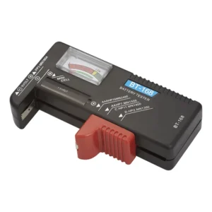 Testador De Pilhas Baterias Medidor Recarregável Aa Aaa C D Preto