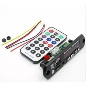 Placa Decodificador Usb P/ Caixa Ativa Mp3 Fm Aux Bluetooth Preto
