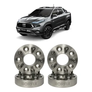 Kit 4 Espaçadores De Rodas 32mm Fiat Toro 2016/...