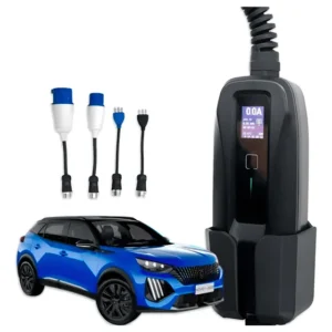 Carregador Portátil T2 Carro Elétrico Peugeot E2008 7.2kw