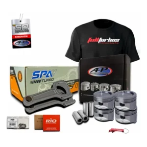 Kit Pistao Forjado Bloco Alto 159m Afp/biela Spa/anéis/pino