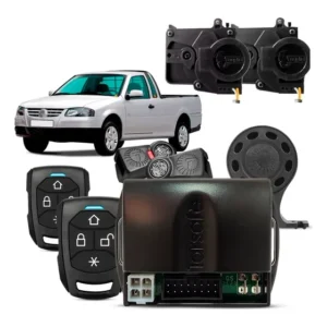 Alarme Taramps Tw20 G4 + Trava Dedicada Vw Saveiro G2 G3