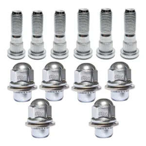 6 Parafuso Prisioneiro C/ Porca De Roda Pajero Dakar Airtrek