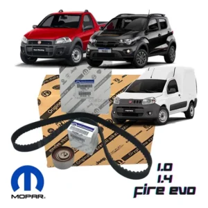 Kit Correia E Tensor Motor Fire/evo 1.4 8v Fiorino Strada Or