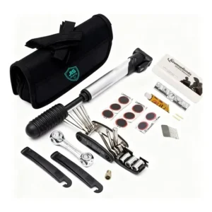 Kit Ferramentas Bike Reparo Remendo Pneu Bomba Ar Jis Parts