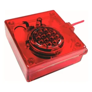 Sirene De Ré Piezoelétrica 12/24v Intermitente Led Vermelho