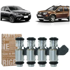 4 Bicos Injetores Kangoo Sandero Duster Logan Scenic Iwp179