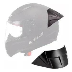 Aerolófio Spoiler Ls2 Capacete Ff353 Rapid Solid Preto