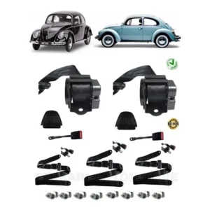 Kit Cinto Segurança Para Fusca Retratil 82 83 84 85 86 94 95