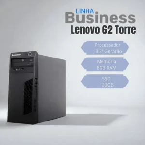 Cpu Computador Torre Lenovo 62 Torre Intel Core I3 8gb 120gb 120 Gb 8 Gb Intel Hd Graphics (Recondicionado)