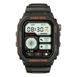 Smartwatch Zeblaze Ares Gps Com Alexa E Strava Caixa Preto Pulseira Preto Bisel Preto Desenho Da Pulseira Mesh