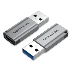 Adaptador Otg Usb 3.0 Para Usb-c Vention Cdph0 Preto