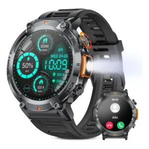 Relógio Inteligente Masculina Smartwatch Esporte Militar Luz