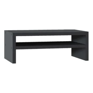 Suporte Para Monitor Home Office Em Mdf Escritório De Mesa Preto