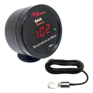 Medidor Temperatura Bloco Motor Vm Sensor 2,4m Copo Sirene