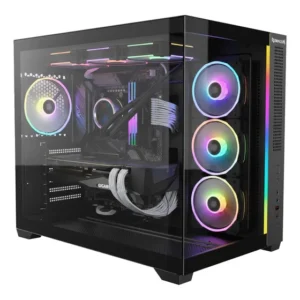 Gabinete Gamer Redragon Wideload Mini Lite Rgb Preto Ca-611b Preto