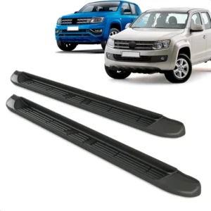 Par Estribo Amarok Cabine Dupla 2010 A 2024 Fixação Inclusa