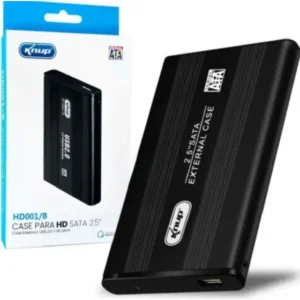Case Sata P/ Hd 2,5 Usb 2.0 Em Alumínio Knup - Kp-hd001