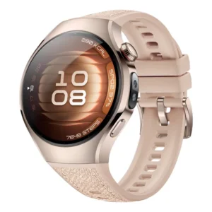 Smartwatch HUAWEI WATCH 5 42mm Tecnologia X-TAP Multissensorl Chamadas de Celular com eSIM Dois Modos de Bateria Compatível com Android e com iOS Bege