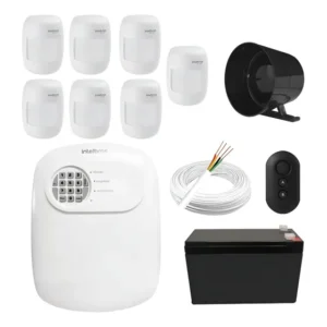 Kit Central De Alarme Anm 24 Net Com Sensores E Acessórios