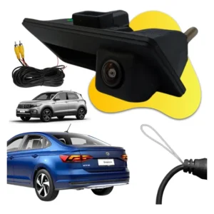Câmera Ré Encaixe Maçaneta Plug And Play Virtus Volkswagen