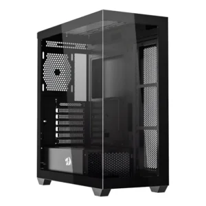 Gabinete Gamer Redragon Deflect Preto Sem Fans CA-609B