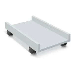 Carrinho Suporte Para Computador 20x40 100% Madeira Branco