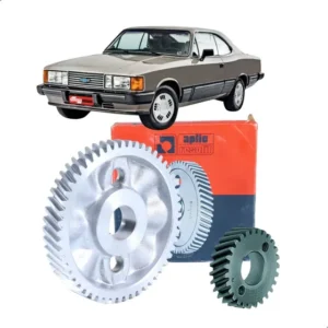 Engrenagem De Comando E Virabrequim Opala 4cc 6cc Resolit