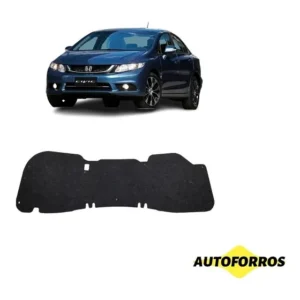 Manta Forro Capô Honda Civic G9 12 - 16 Presilhas