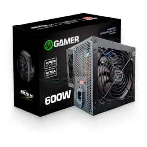 Fonte De Alimentação 600w Real Bpc-600w Super Silencionsa Nf Preto
