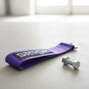 Tow Strap Hook Cinta Reboque Engate Esportivo Stage Importad Cor Violeta Roxo