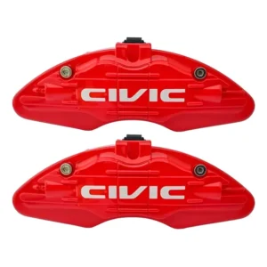 Kit 2 Capa Pinça Freio 21cm Com Travas Presilhas Civic