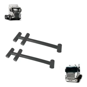 Par Presilha Da Tampa Bateria Compativel Scania Serie 4 Pgr