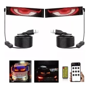 2 Peças De Olhos De Led Para Pára-brisa De Carros E Caminhõe