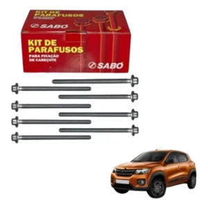 Jogo Parafuso Cabeçote Motor Kwid Logan Sandero 1.0 12v 17/
