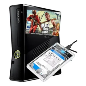Hd Externo 250gb + Exploit + Games Roda Em Todos Xbox 360 Transparente