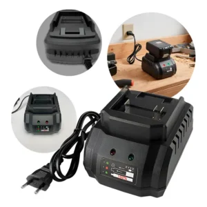 Carregador De Bateria 21v Compacto, Seguro E Eficiente