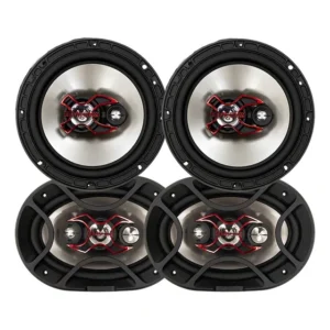 4 Alto Falantes Bravox 6 E 6x9 Polegadas B3x60 B4x69 Som Cor Preto