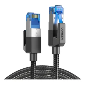 Cabo De Rede Ugreen Cat8 F/ftp Rj45 Ethernet 1 M Preto