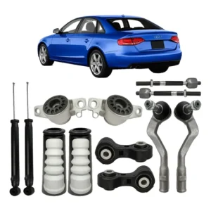 Kit Suspensão Estabilizador Amortecedor Direção Traseira Audi A4 2009 2010 2011 2012 2013 2014