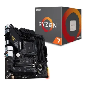 Kit Asus Tuf Gaming B550m-plus + Processador Ryzen R7 5700g Cor Marrom-escuro