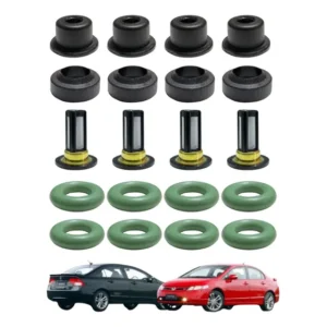 Kit Reparo 4x Bicos Injetor Honda Civic 1.7 2001 2002 2003
